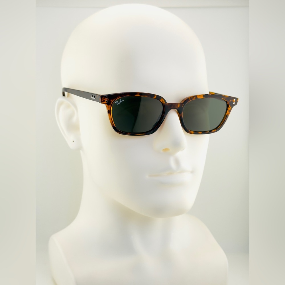 Ray-Ban Sunglasses RB4456 Zaya Bio Based Polished Havana Frame Gray Lens UNISEX!